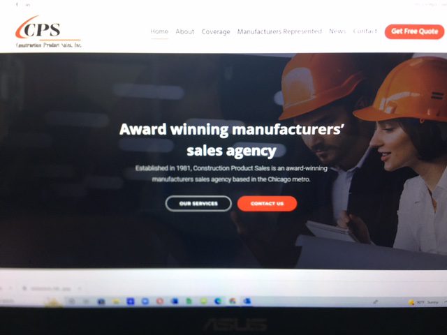 CPS Reps, Construction Product Sales New Website
